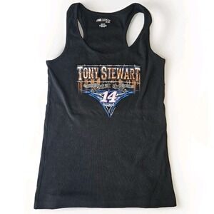 NASCAR for Her Tank Top Women 2XL Black Tony Stewart 14 Racing Racerback Ribbed